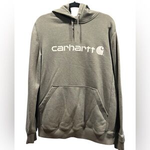 Carhartt Men's Green Hoodie Sweater size Medium